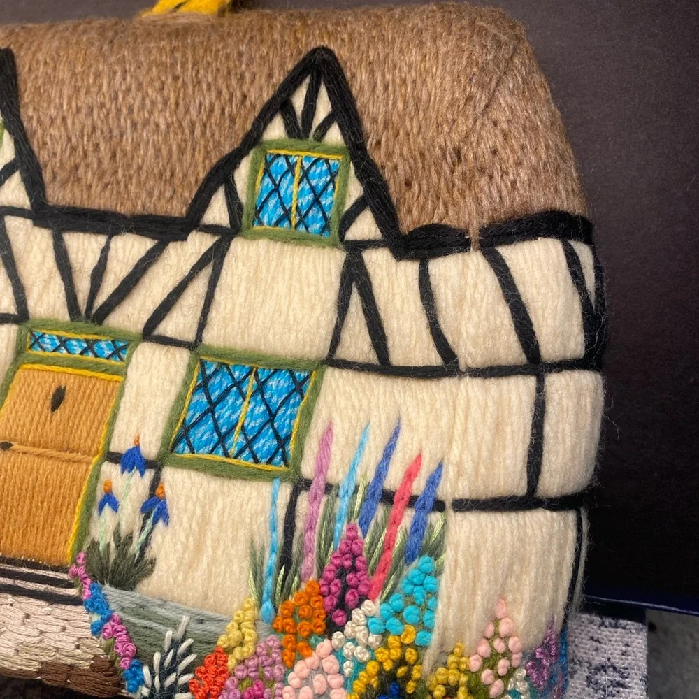 Beautiful Handcrafted Embroidered Vintage Tea Cosy.